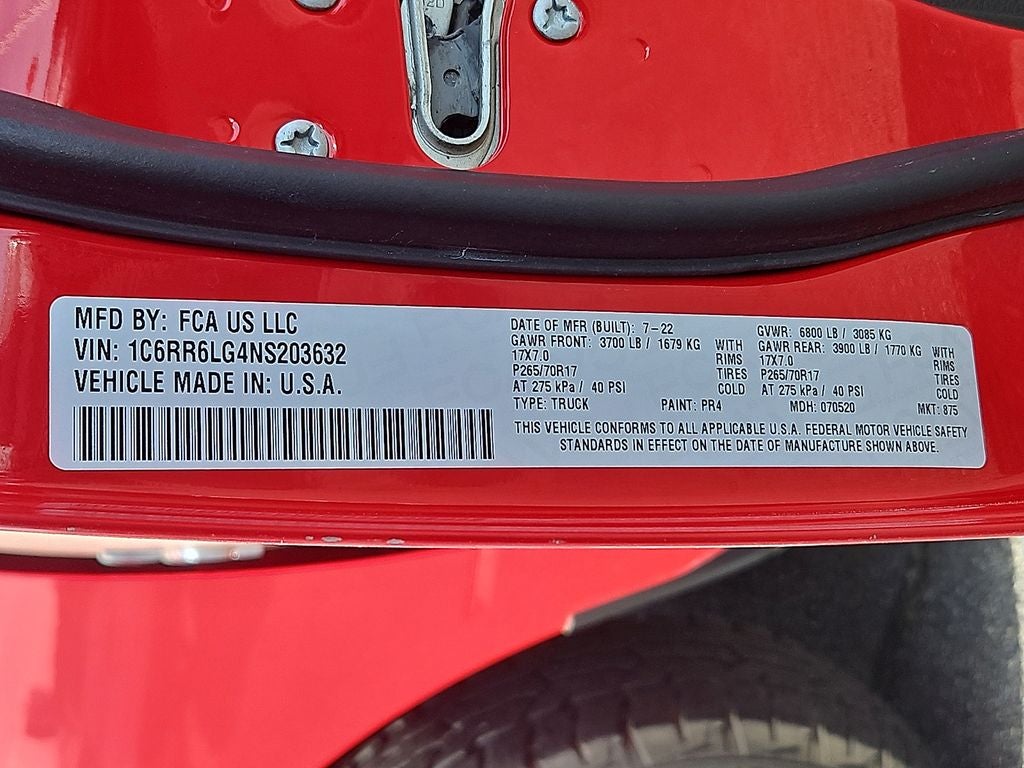 2022 RAM 1500 Classic SLT