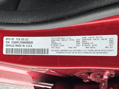 2022 RAM 1500 Laramie