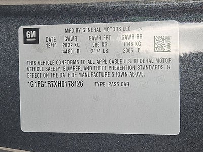 2017 Chevrolet Camaro 2SS