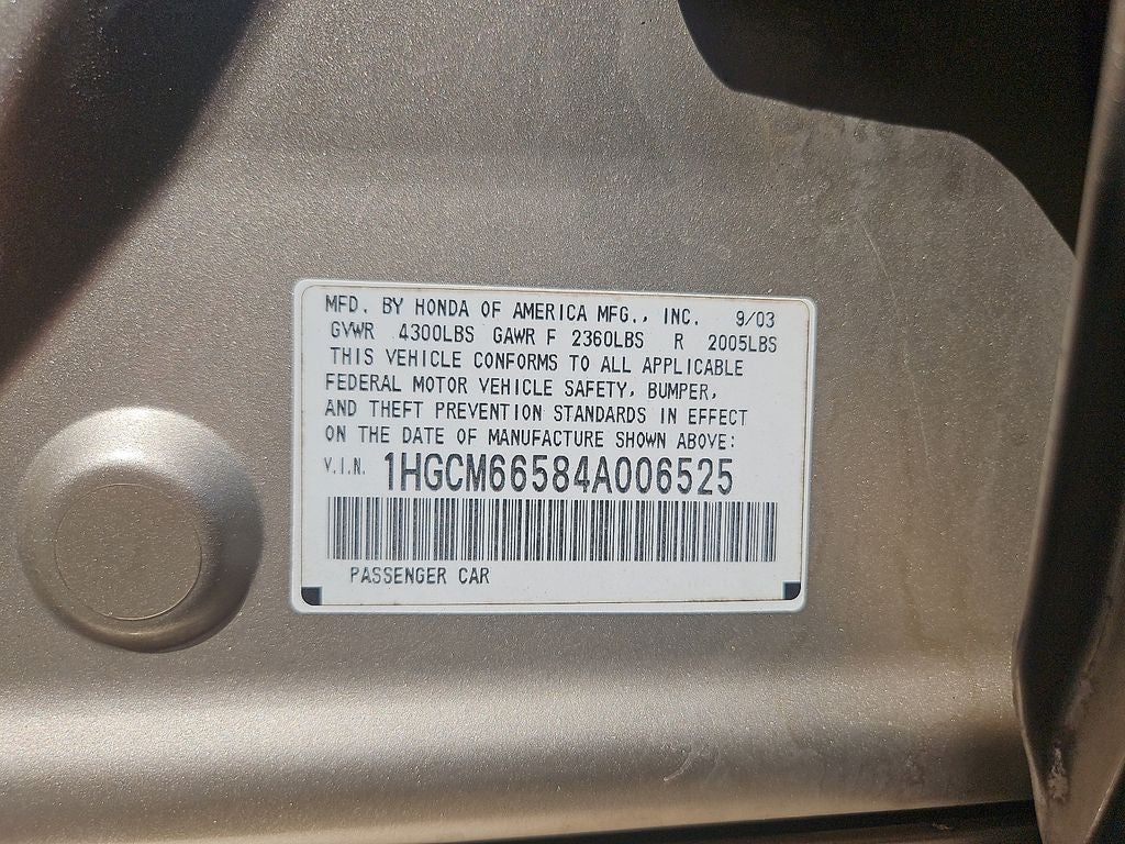 2004 Honda Accord EX