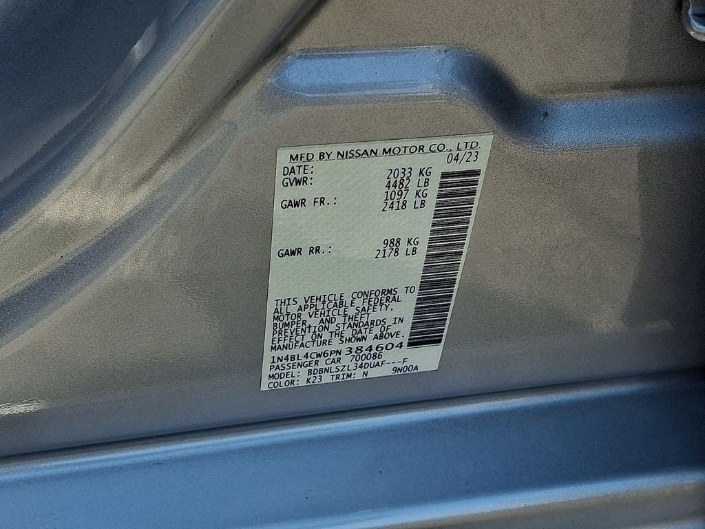 2023 Nissan Altima 2.5 SR