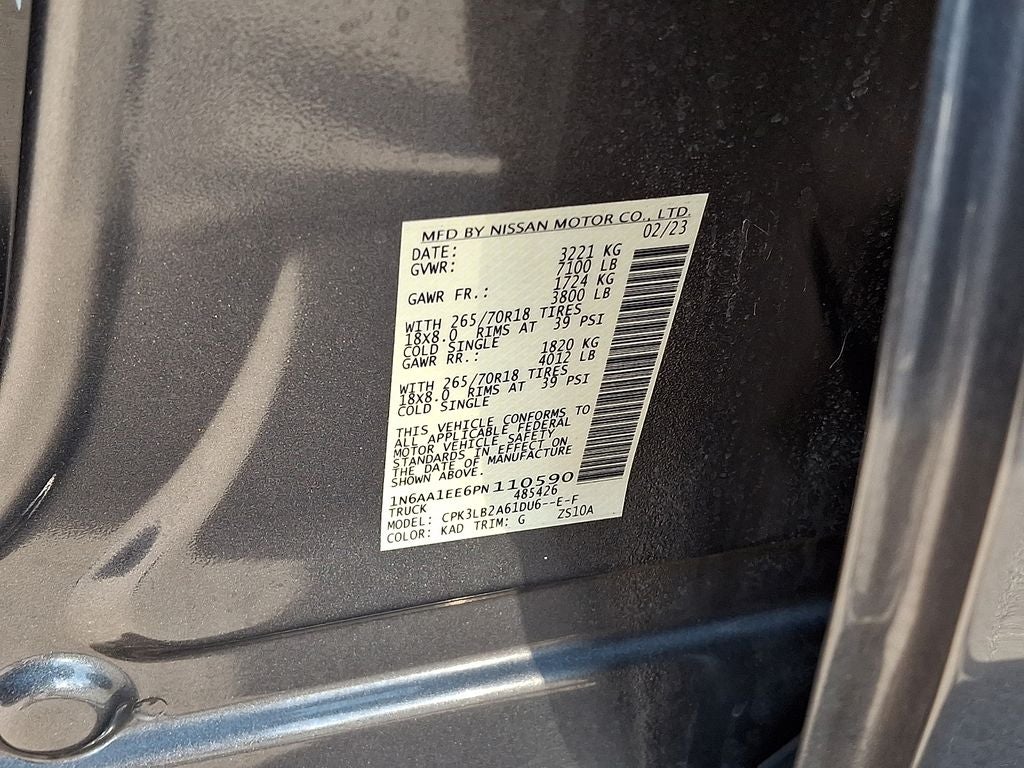 2023 Nissan Titan SV