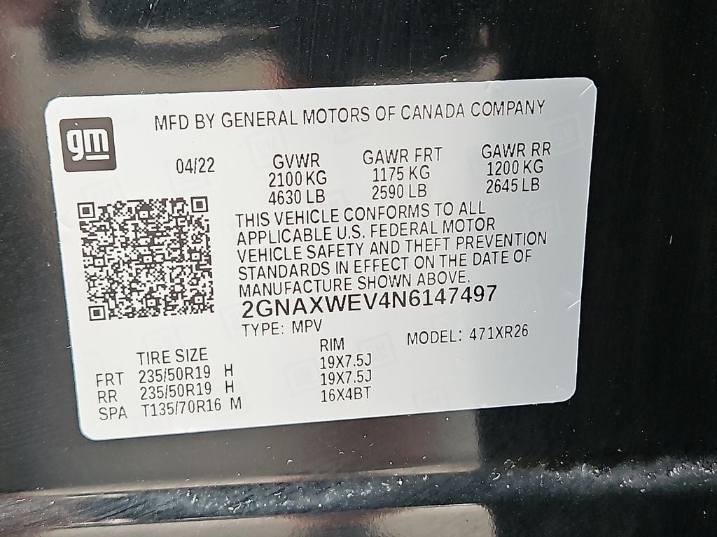 2022 Chevrolet Equinox RS