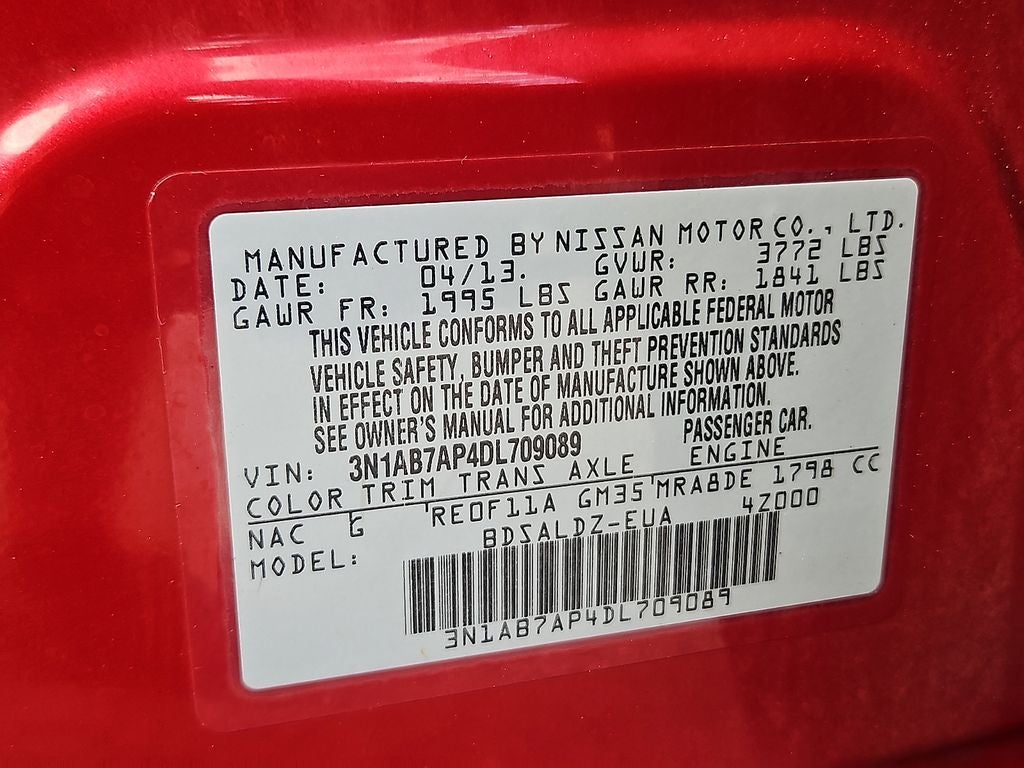 2013 Nissan Sentra SV