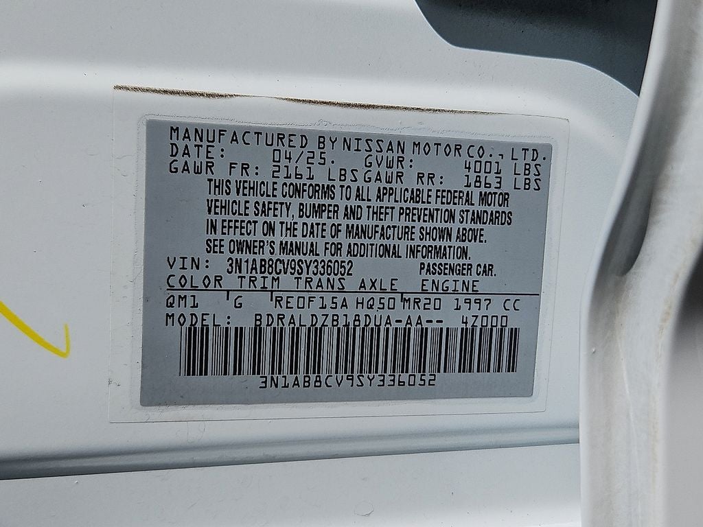 2025 Nissan Sentra SV