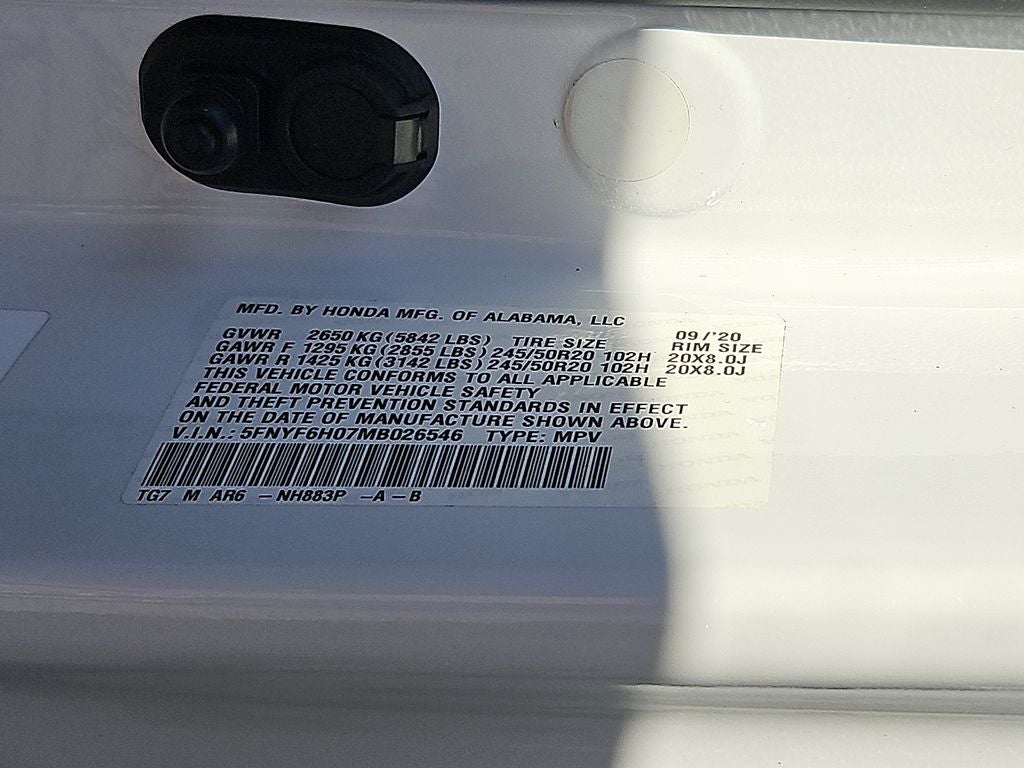 2021 Honda Pilot Elite