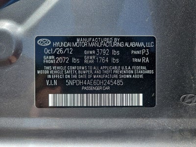 2013 Hyundai Elantra GLS