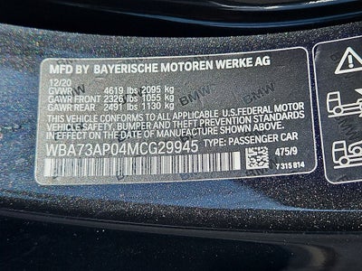2021 BMW 4 series 430i xDrive