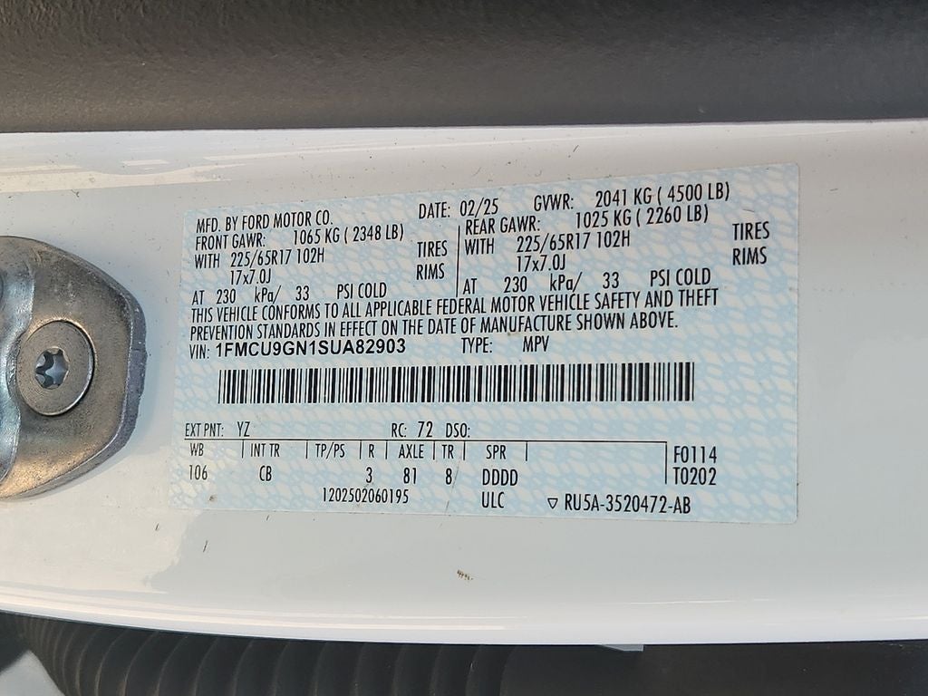 2025 Ford Escape Active