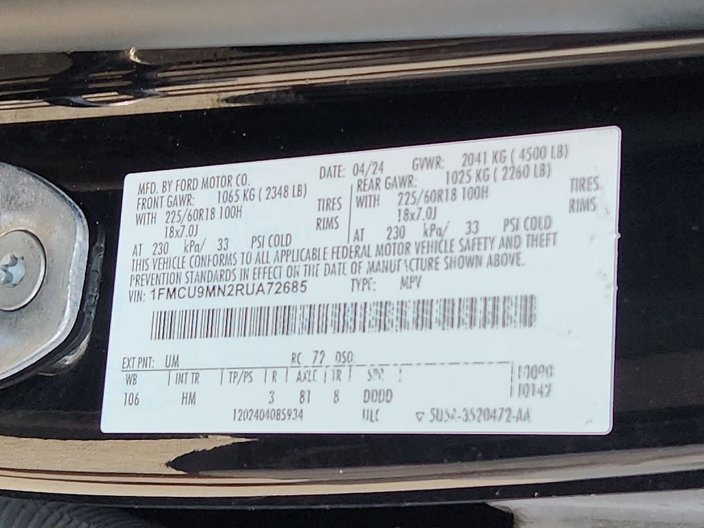 2024 Ford Escape ST-Line