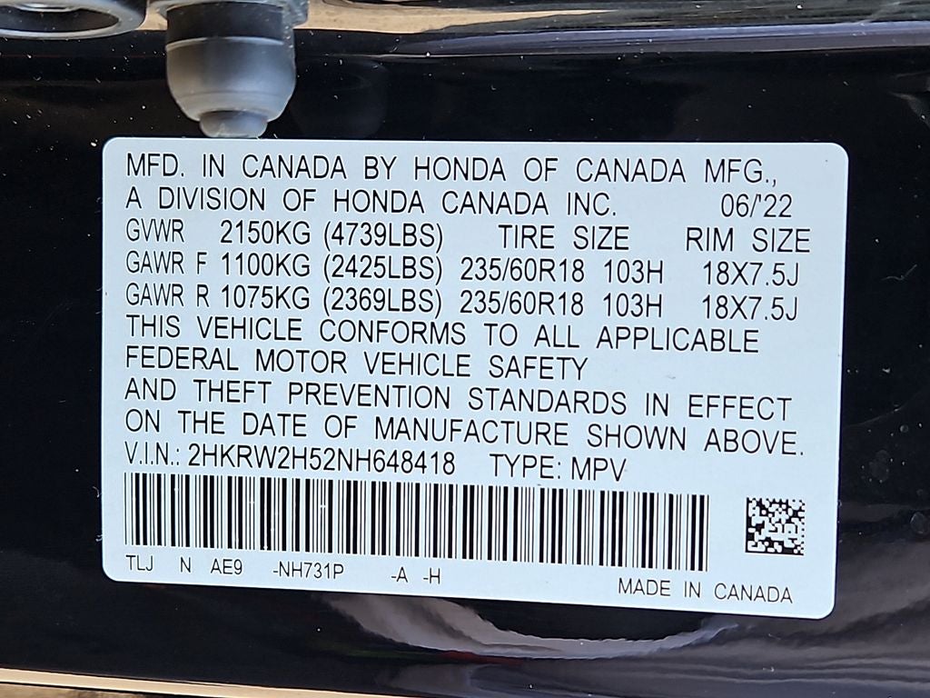 2022 Honda CR-V EX