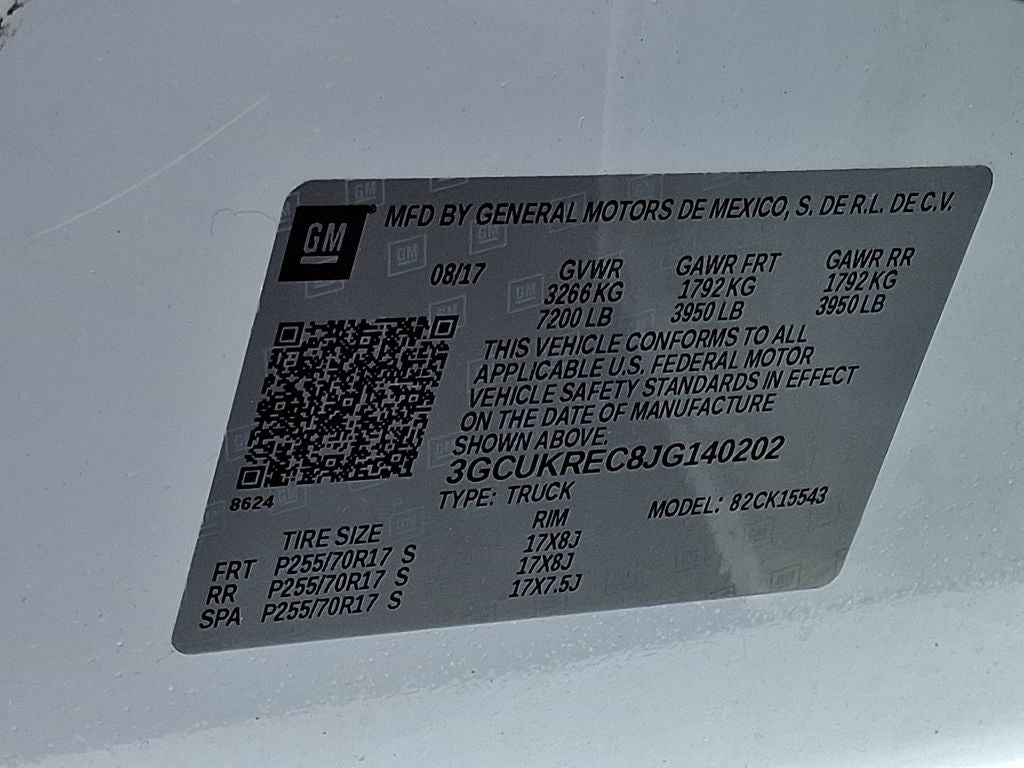 2018 Chevrolet Silverado LT