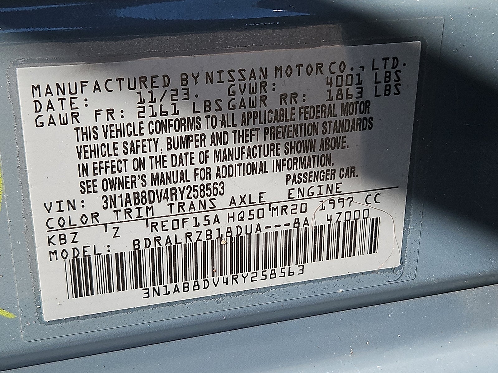 2024 Nissan Sentra SR