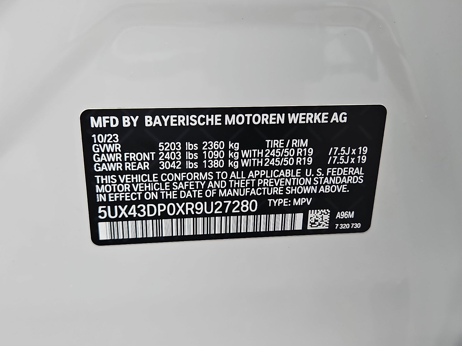 2024 BMW X3 sDrive30i