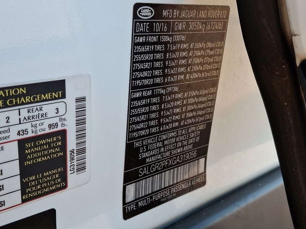 2016 Land Rover Range Rover 3.0L V6 Supercharged