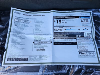 2027 Jeep Wrangler Sport