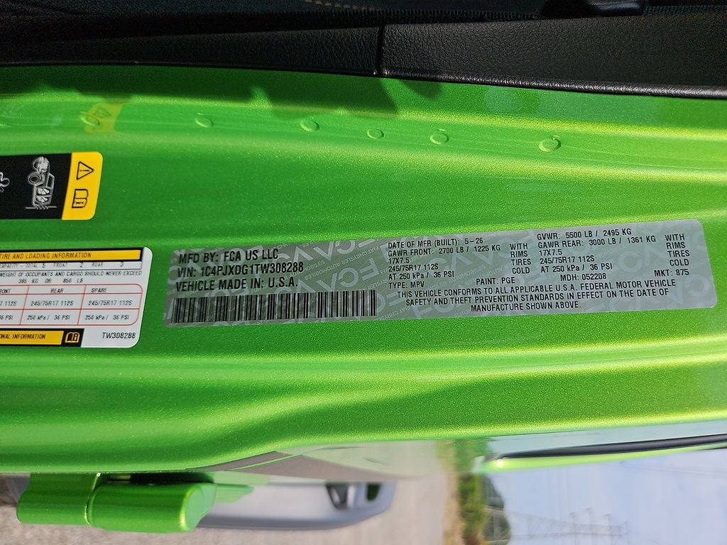 2026 Jeep Wrangler WRANGLER 4-DOOR SPORT S