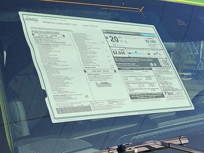 2025 Jeep Wrangler WRANGLER 4-DOOR SPORT S