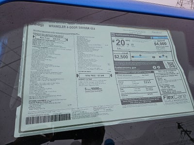 2026 Jeep Wrangler WRANGLER 4-DOOR SAHARA