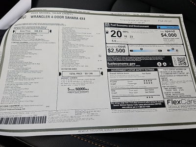 2026 Jeep Wrangler WRANGLER 4-DOOR SAHARA