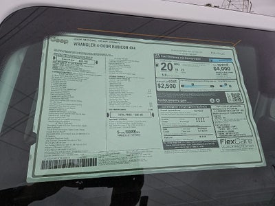 2026 Jeep Wrangler WRANGLER 4-DOOR RUBICON