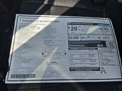 2026 Dodge Durango DURANGO GT RWD
