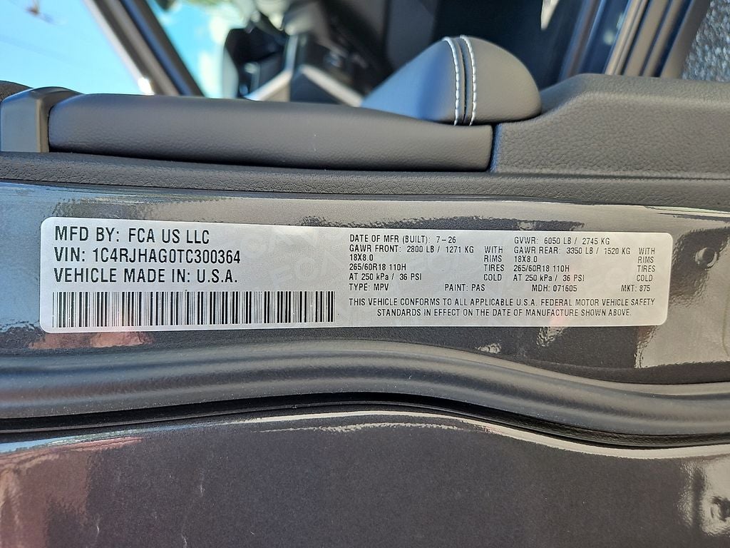 2026 Jeep Grand Cherokee GRAND CHEROKEE LAREDO X 4X4