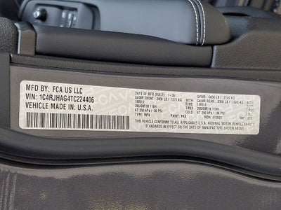 2026 Jeep Grand Cherokee GRAND CHEROKEE LAREDO 4X4