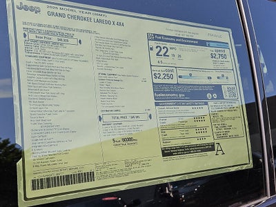 2026 Jeep Grand Cherokee GRAND CHEROKEE LAREDO X 4X4