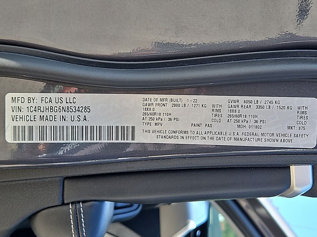 2022 Jeep Grand Cherokee Limited 4x4