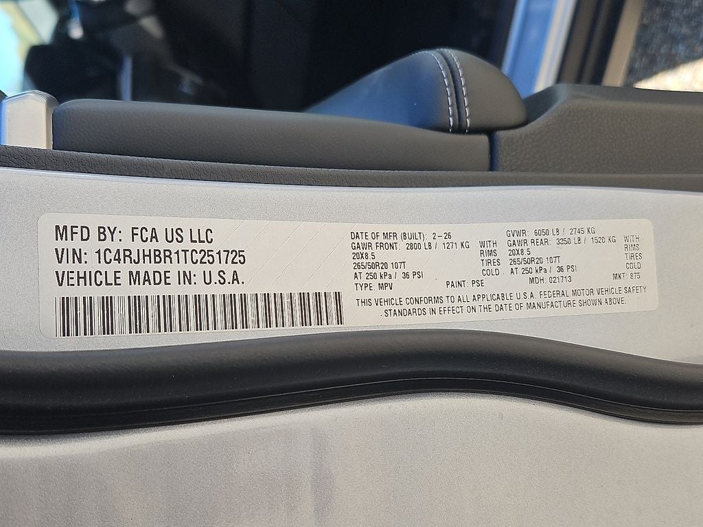 2026 Jeep Grand Cherokee GRAND CHEROKEE LIMITED 4X4