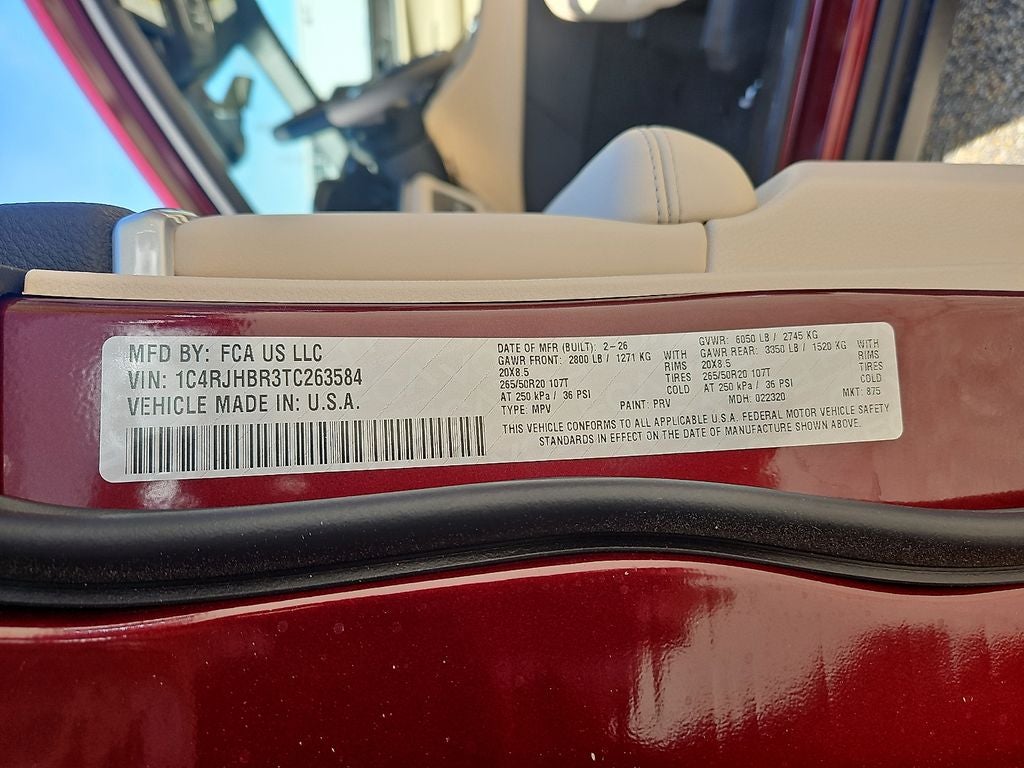 2026 Jeep Grand Cherokee GRAND CHEROKEE LIMITED 4X4