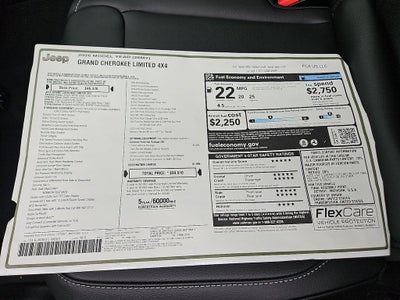 2026 Jeep Grand Cherokee GRAND CHEROKEE LIMITED 4X4