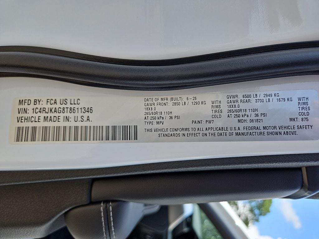 2026 Jeep Grand Cherokee GRAND CHEROKEE L LAREDO X 4X4