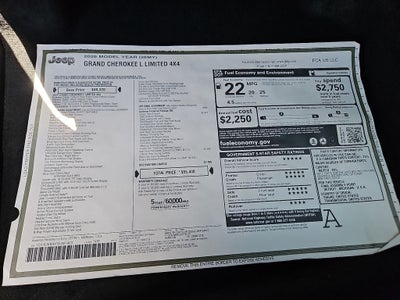 2026 Jeep Grand Cherokee GRAND CHEROKEE L LIMITED 4X4