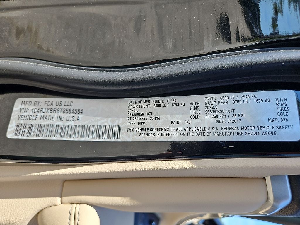 2026 Jeep Grand Cherokee GRAND CHEROKEE L LIMITED 4X4