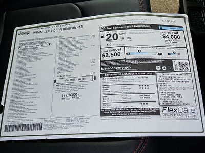2026 Jeep Wrangler WRANGLER 4-DOOR RUBICON