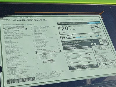 2026 Jeep Wrangler WRANGLER 4-DOOR RUBICON