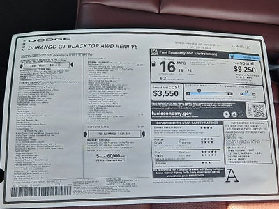 2026 Dodge Durango DURANGO GT PLUS AWD HEMI V8