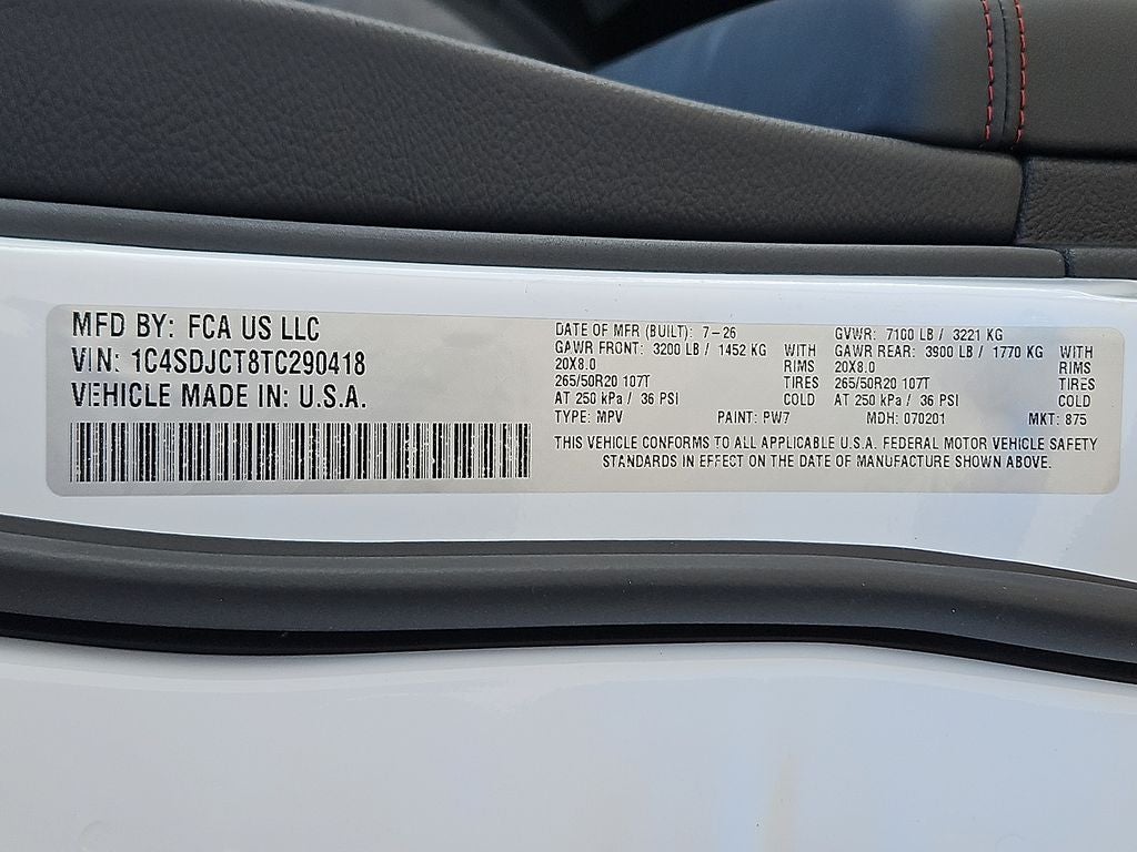 2026 Dodge Durango DURANGO GT PLUS AWD HEMI V8