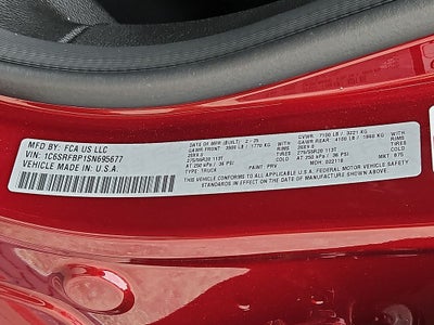 2025 RAM Ram 1500 RAM 1500 BIG HORN QUAD CAB 4X4 6'4' BOX