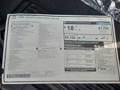 2026 RAM 1500 RAM 1500 BIG HORN CREW CAB 4X4 5'7' BOX