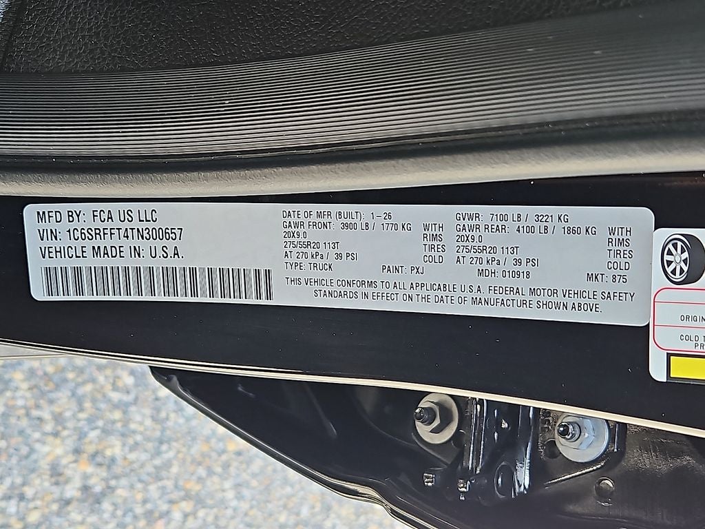 2026 RAM Ram 1500 RAM 1500 BIG HORN CREW CAB 4X4 5'7' BOX