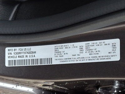 2026 RAM Ram 1500 RAM 1500 BIG HORN CREW CAB 4X4 5'7' BOX