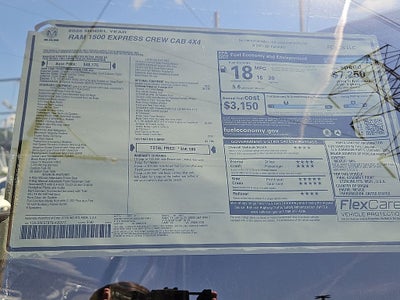2026 RAM 1500 RAM 1500 EXPRESS CREW CAB 4X4 5'7' BOX