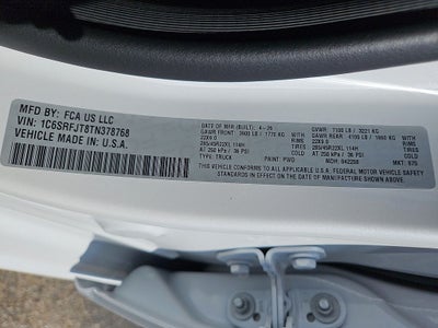 2026 RAM Ram 1500 RAM 1500 LARAMIE CREW CAB 4X4 5'7' BOX