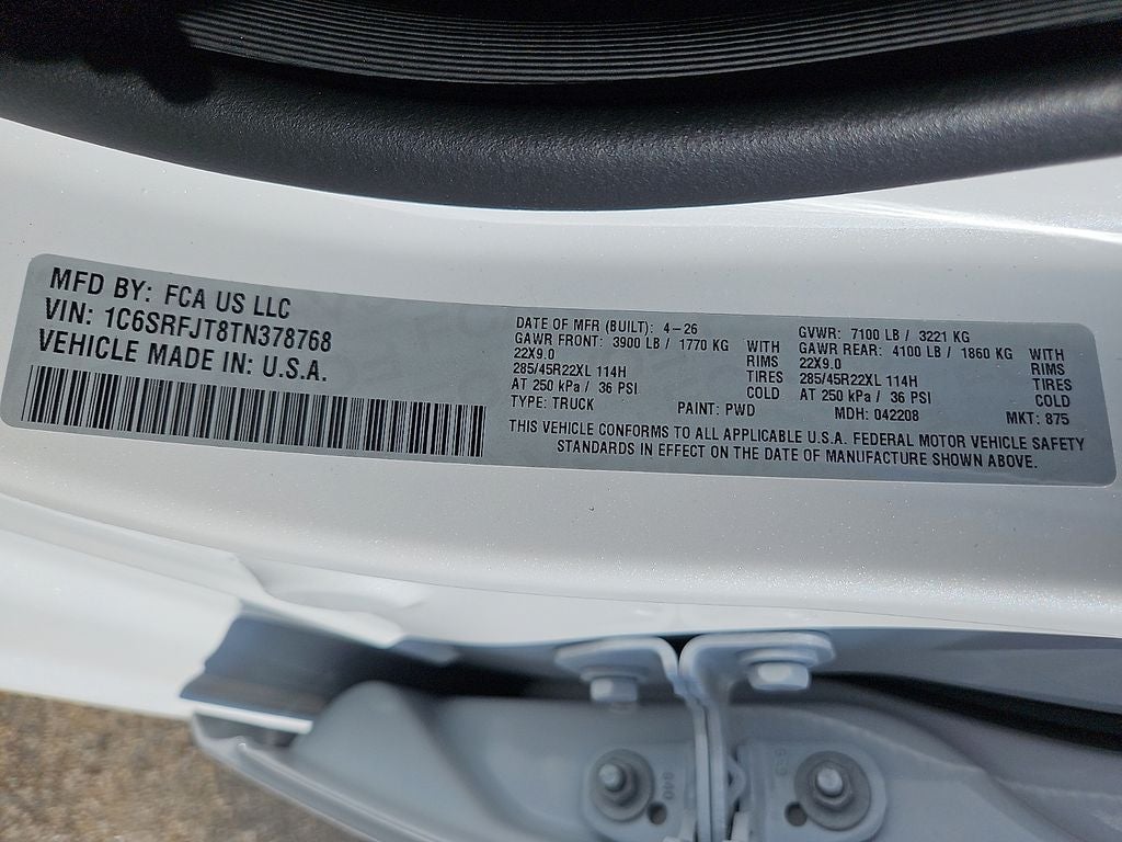 2026 RAM Ram 1500 RAM 1500 LARAMIE CREW CAB 4X4 5'7' BOX