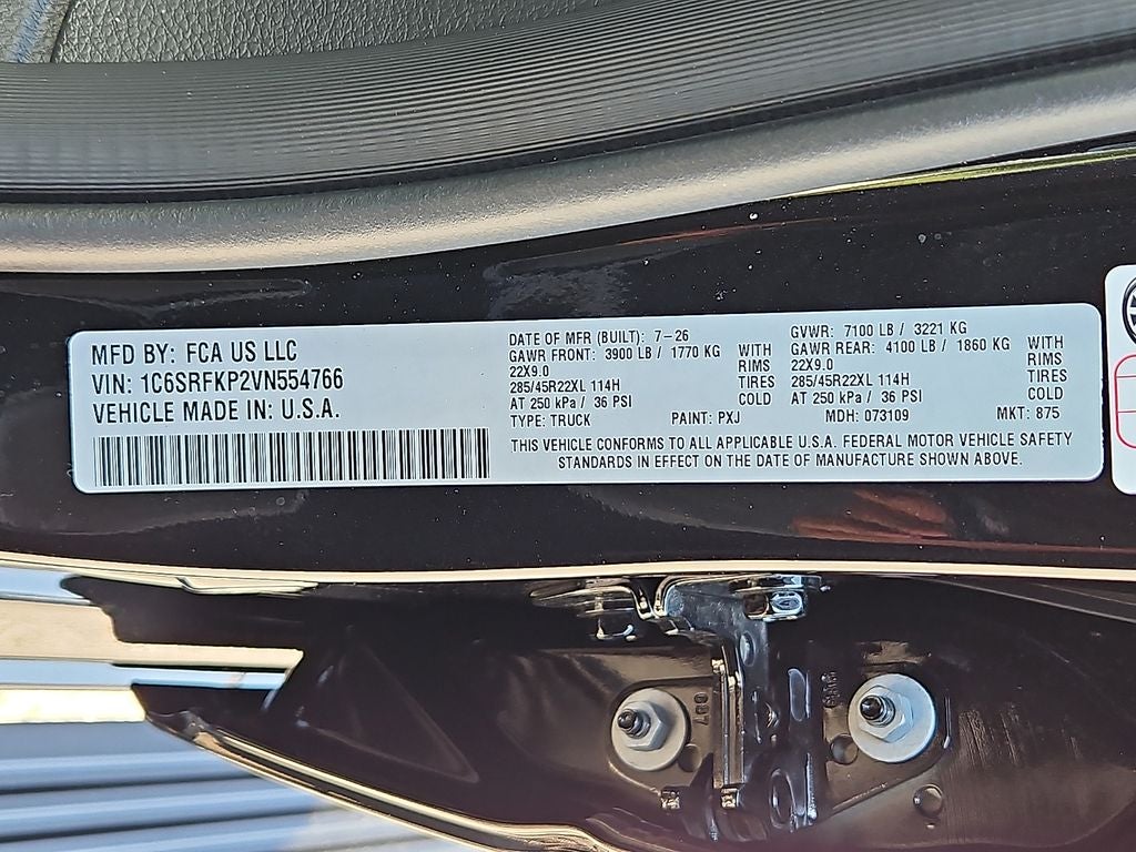 2027 RAM Ram 1500 RAM 1500 TUNGSTEN CREW CAB 4X4 5'7' BOX