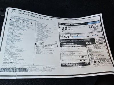 2026 RAM Ram 1500 RAM 1500 REBEL CREW CAB 4X4 5'7' BOX