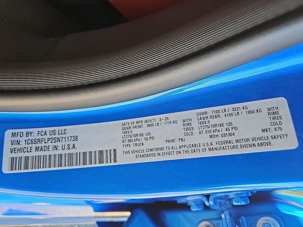 2025 RAM 1500 Rebel Crew Cab 4x4 5'7' Box